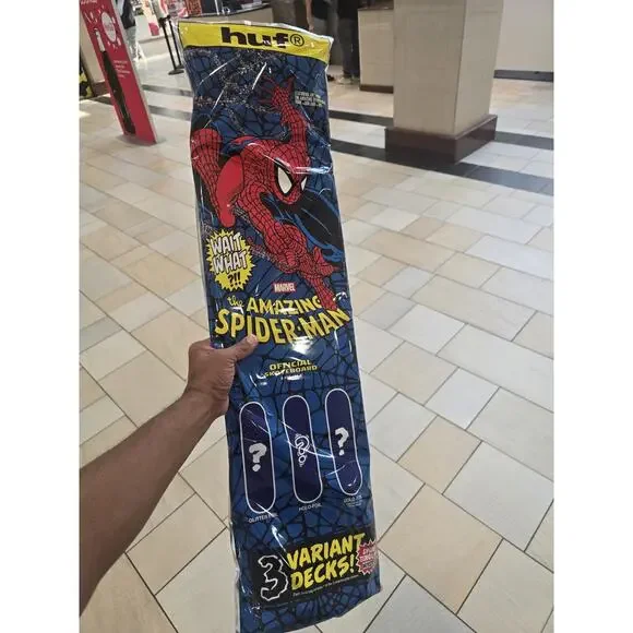 HUF x MARVEL SPIDER-MAN ISSUE 300 BLIND BAG DECKS | SHIPS TODAY NEW SEALED BOX! - Picture 2 of 2